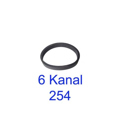 6 PJ 254 KAYIŞ TEZGAH TESTERE KAYIŞI EİNHELL BT-TS 1500-TH-TS 1525-RT-TS 1825 KANALLI PJ KAYIŞ 26 cm