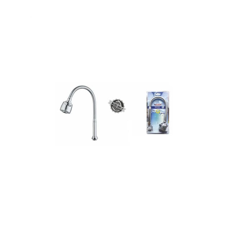 BAYTEC MK1460 ESNEK BOYUN KUBAR KROM 50 cm SPİRAL KUBAR BATARYA BORUSU EVYE-MUTFAK-LAVABO