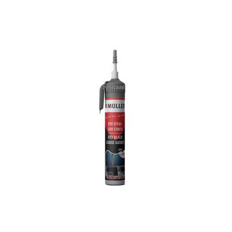 UNİMARK MÜLLER 200 ml RTV SIVI CONTA Siyah YÜKSEK ISI SİLİKONU Germany Quality TETİKLİ AYARLI