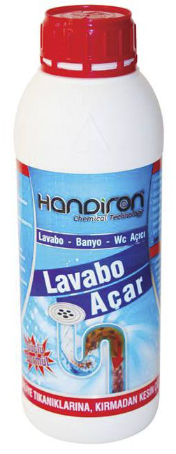 HANDİRON 1 kğ BANYO LAVABO WC GİDER BORUSU AÇICI DÖK-AÇ