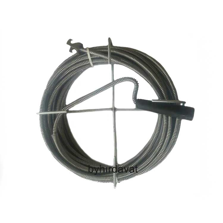 8 mm 5 mt KANAL LAVABO GİDER BORU AÇMA SPİRALİ KILAVUZ