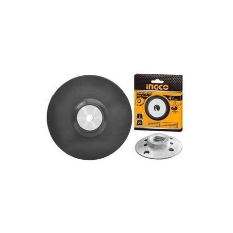 İNGCO 115 mm M14 FLANŞLI POLİSAJ TABANI YUMUŞAK LASTİK TABAN OTO BAKIM CİLA PARLATMA İNG-APP0201151