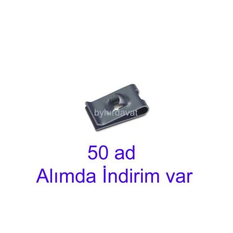 3 no KLİPSLİ SOMUN VİDA SÜRÜMLÜ GEÇMELİ SOMUN 13*21
