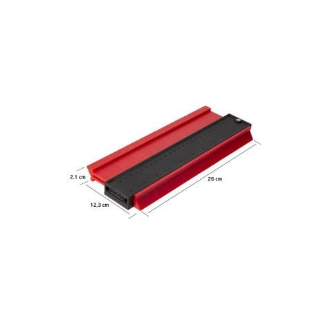 250 mm KALIPLAMA ŞABLON TARAĞI ŞEKİL KONTUR ÇEVRE KALIPLAMA ŞEKİL KOPYALAMA