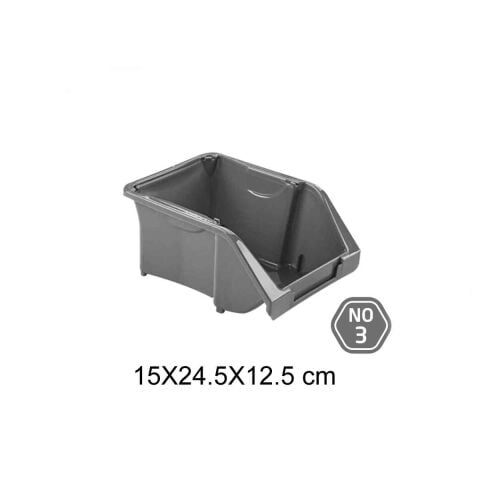 EUROSTAR NO:3 AVADANLIK Gri 15*24.5*12.5 cm Civata Vida Malzeme Gözü
