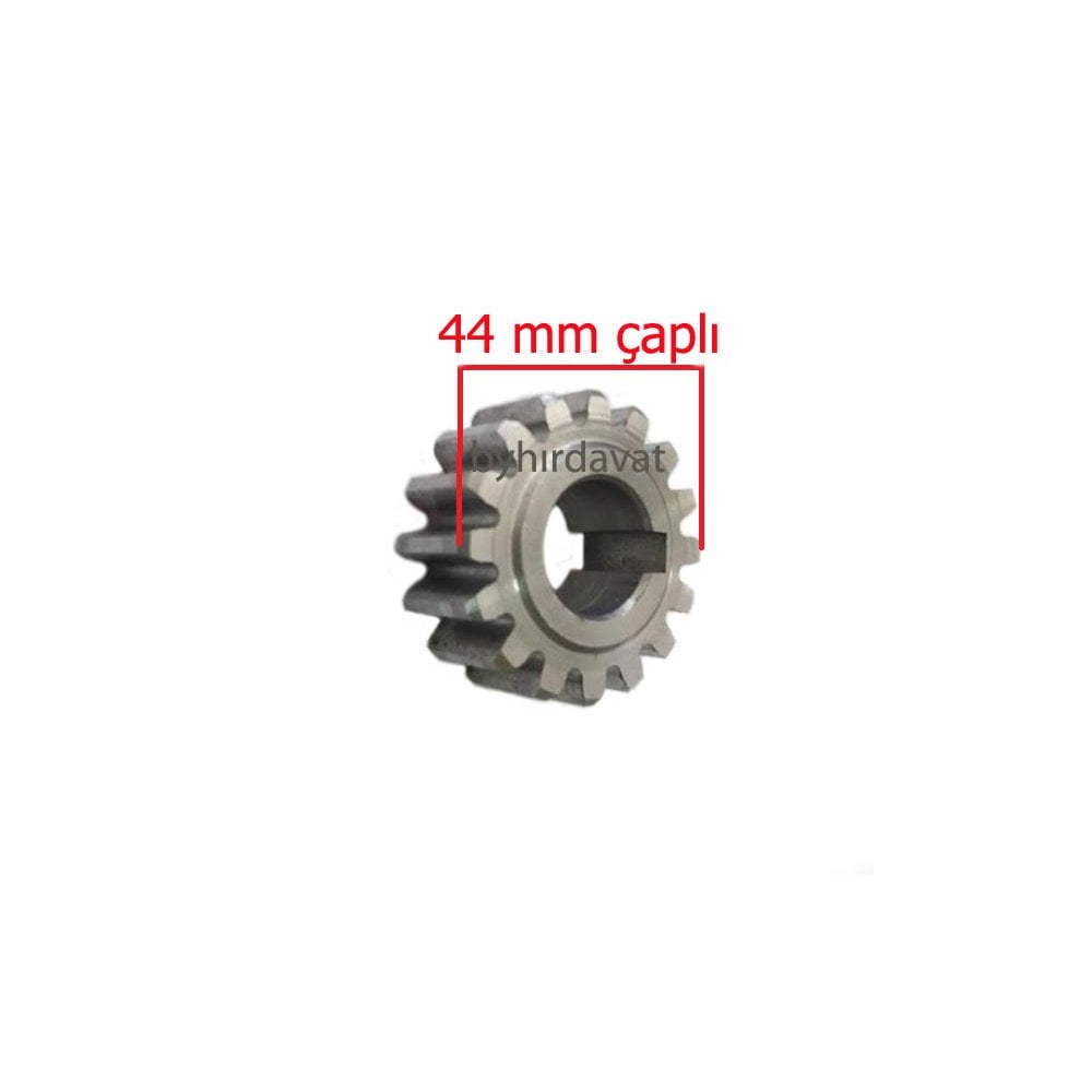 44 mm HAREKET DİŞLİSİ TEZGAH PAFTA KIZAK DİŞLİSİ 2-3-4 lük APAZ-CATPOWER-EUROMAX-KL-NORA-SHUN-MYTOL-PROTER KIZAK MİLİ-ŞAFT MİLİ