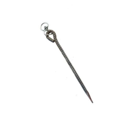 50 cm Dönengeli ZİKKE BESİ HAYVAN BAĞLAMA YERE ÇAKMA ZİKKESİ 55 cm