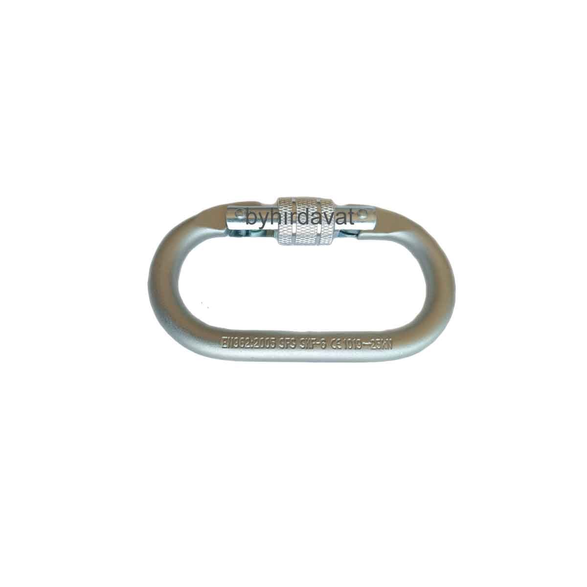 10 mm KARABİNA EMNİYET KEMERİ İÇİN CE EN362:2005 SFS SKF-6 CE 1019 25 kN