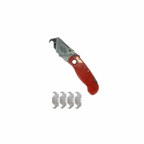 ÇAKI TİP MAKET BIÇAĞI Kancalı KNIFE 5 Bıçaklı ÇOK AMAÇLI KATLANIR HALI MAKET ÇENGELLİ BIÇAK HALI BIÇAĞI
