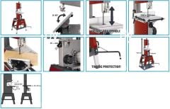 EİNHELL RT-SB 250 U AHŞAP ve KEMİK KESME ŞERİT TESTERE