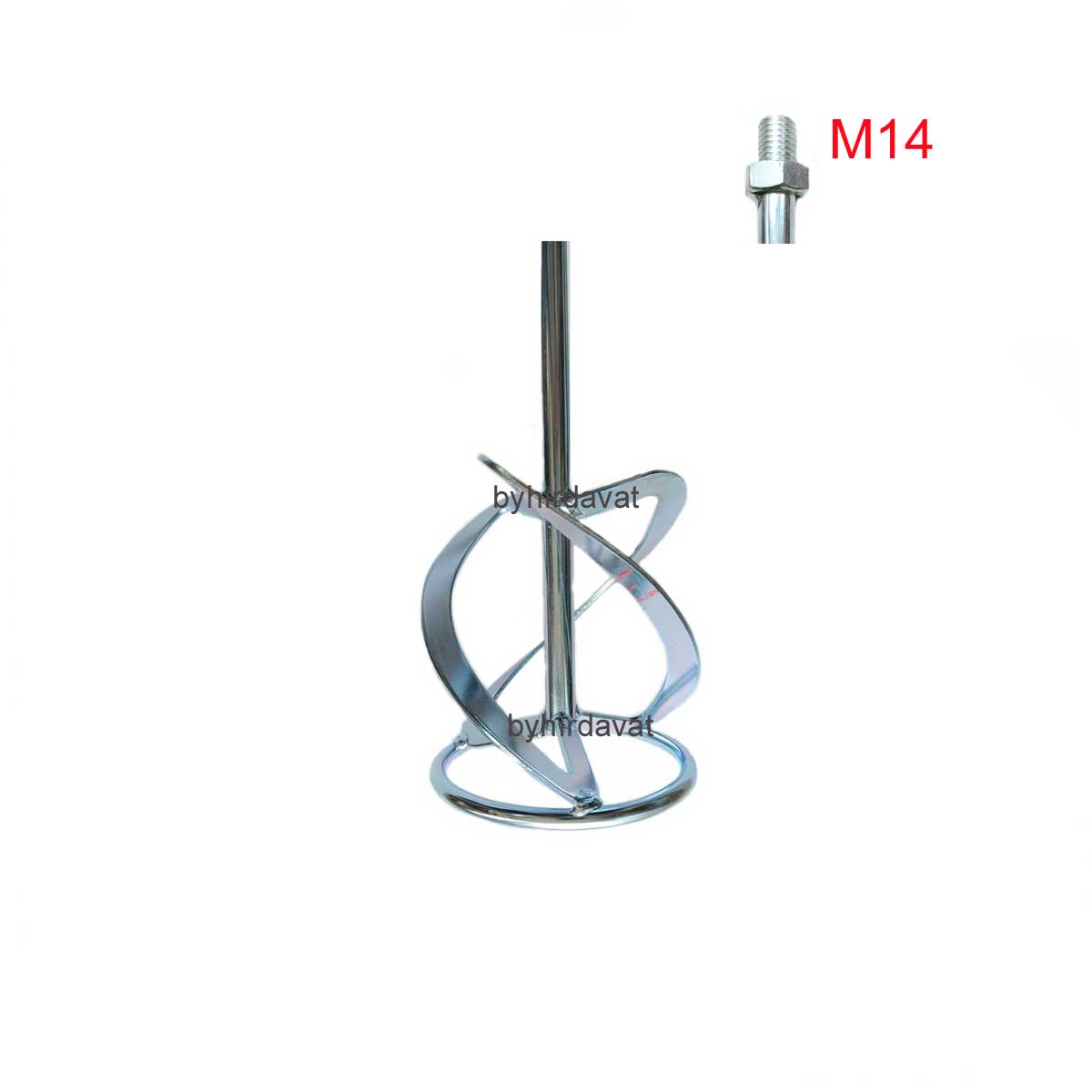 CHATTEL M14*120 MİKSER UCU ALÇI BOYA KARIŞTIRICI M14 CİVATALI 590 mm