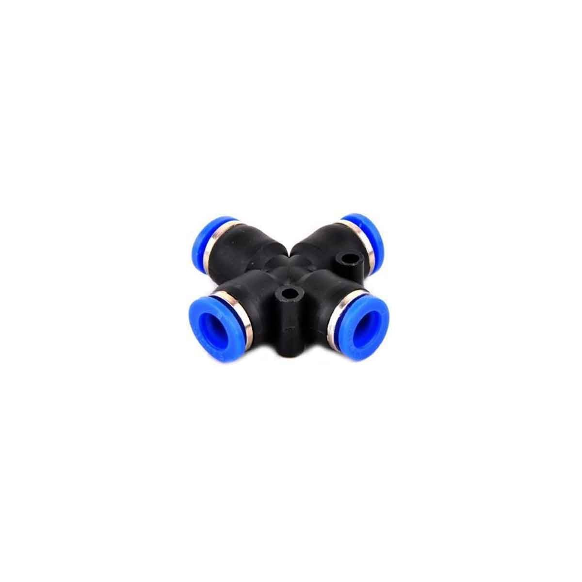 PNÖMATİK 10 mm KRUVA + HIZLI BAĞLANTI NİPEL 10*10*10*10