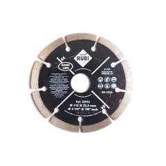 RUBİ 115 mm SEV SOKETLİ ELMAS BETON KESME DİSKİ TUĞLA-BETON-MERMER-KARO-MOZAİK
