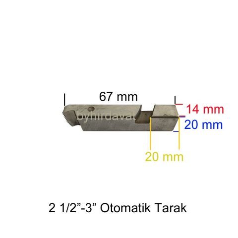 PROTER 3 lük 2 1/2 TARAK TEZGAH PAFTA TARAĞI Otomatik