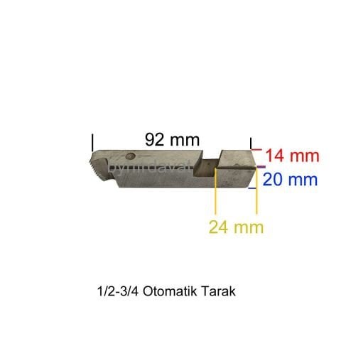 2 lik 1/2-3/4 TARAK TEZGAH PAFTA TARAĞI Otomatik 3 lük 4 lük EX75011-EX75013-EX75015