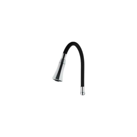 BATARYA BORUSU ESNEK BOYUN KUBAR KROM 50 cm SPİRAL KUBAR EVYE-MUTFAK-LAVABO Renkli