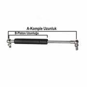 32 cm Mafsal Başlık GAZLI TRAKTÖR KABİN AMORTİSÖRÜ