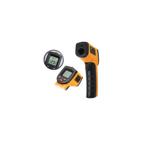  MASTECH GM320 LAZER INFRARED SICAKLIK ÖLÇÜM CİHAZI ATEŞ ÖLÇER TERMOMETRE TEMASSIZ KIZIL ÖTESİ VÜCUT ÖLÇÜ ALETİ ALINDAN ATEŞ ÖLÇER TERMOMETRE Thermometer