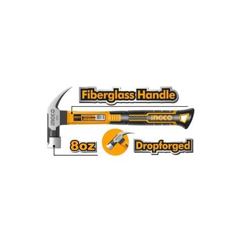 İNGCO 220 ğr FİBERGLASS SAPLI ÇEKİÇ ÇATAL UÇLU ING-HCHD0086