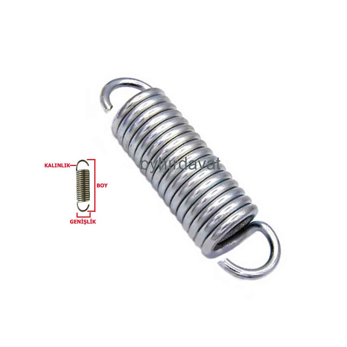 34-200 mm ÇEKME YAYI 4 mm TRAKTÖR KOLTUK YAYI