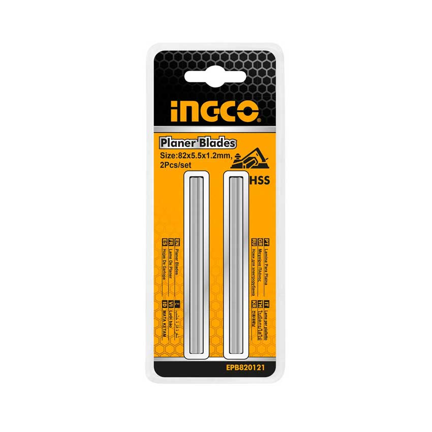 İNGCO 82 mm PLANYA BIÇAĞI JİLET HSS 2 Li Set İNG-EPB820121