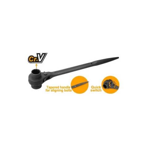 İNGCO 17*21 mm ENDÜSTRİYEL ÇİFT TARAFLI LOKMA ANAHTARI İNG-HRSTW17211 CIR CIRLI LOKMA