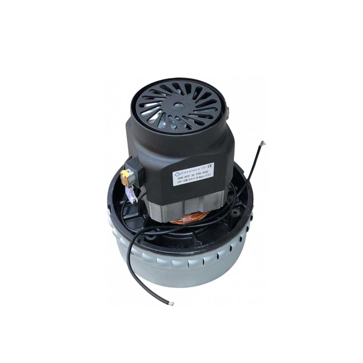SÜPÜRGE MOTORU BT0160C İKİ Fanlı BAKIR SARGI 220 Volt 1400 Watt
