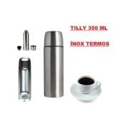 TILLY İNOX TERMOS 350 ml AVCI KAMPÇI TERMOS BARDAK KROM ÇELİK