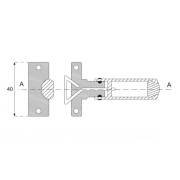 72-90 mm KAPUT KİLİDİ Ayarlanabilir Küçük MANDAL SB40-003 TAKIM SANDIĞI HM 40-1
