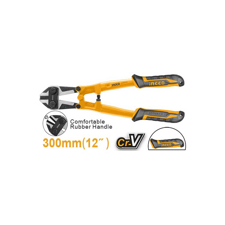 İNGCO 12 mm KOLLU DEMİR MAKASI Mini ING-HBC0812 Endüstriyel Civata Kesici