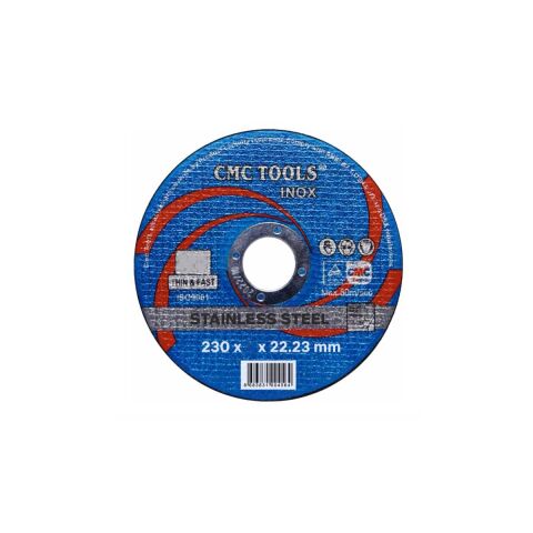 CMC TOOLS 230*3.0*22 mm INOX METAL KESME TAŞI Düz 230x3.0x22 KESİCİ TAŞ