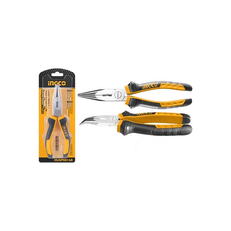 İNGCO 160 mm EĞRİ KARGABURUN PENSE İNG-HBNP08168