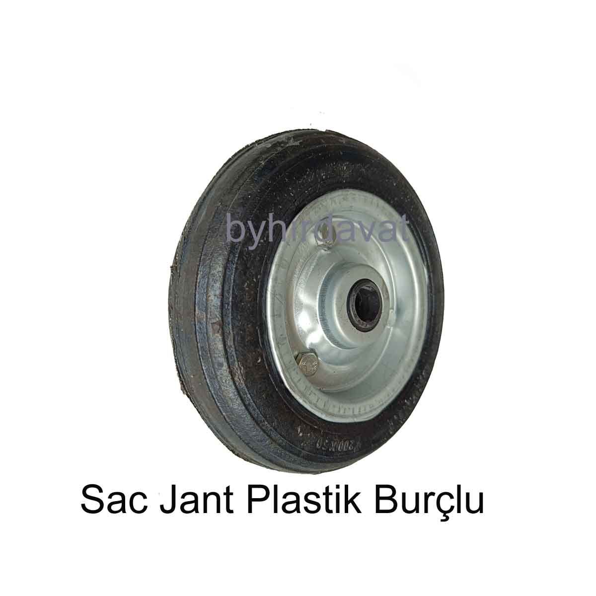 200*50 TEKER SAC JANTLI 20 mm Burçlu YÜK ve KOLİ TAŞIMA ARABASI SÜT SAĞIM MAKİNASI 200x50 TUBELES EL ARABASI