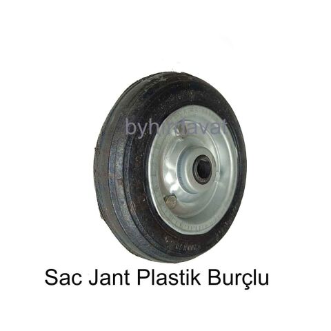 200*50 TEKER SAC JANTLI 20 mm Burçlu YÜK ve KOLİ TAŞIMA ARABASI SÜT SAĞIM MAKİNASI 200x50 TUBELES EL ARABASI