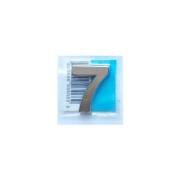 CEMAX RAKAM 7 no Krom KAPI NUMARASI PLASTİK YAPIŞKANLI 3.75 cm