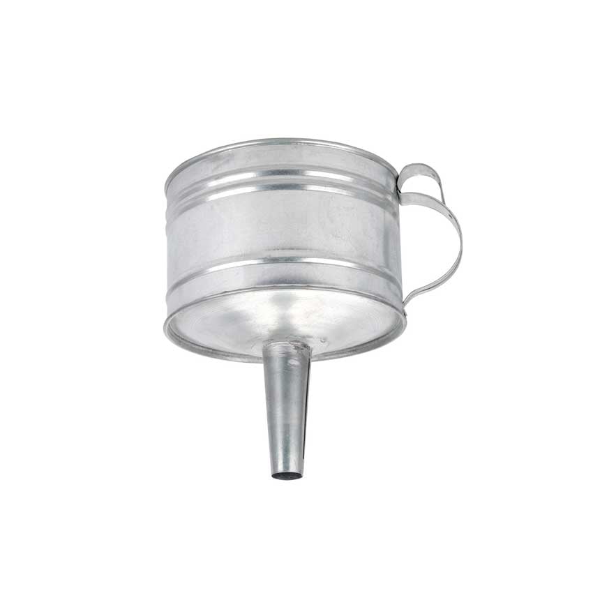 210 mm HUNİ GALVANİZ METAL ÖLÇÜ KABI Süzgeçli
