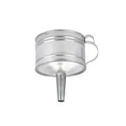 210 mm HUNİ GALVANİZ METAL ÖLÇÜ KABI Süzgeçli