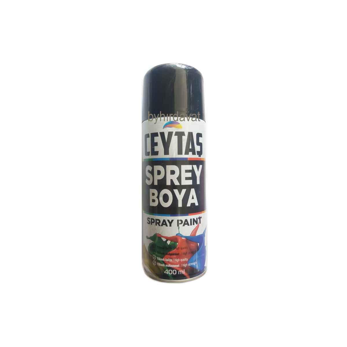 CEY TAÇ 400 ml SPREY BOYA siyah SPRAY BOYA SİPREY CEYTAÇ