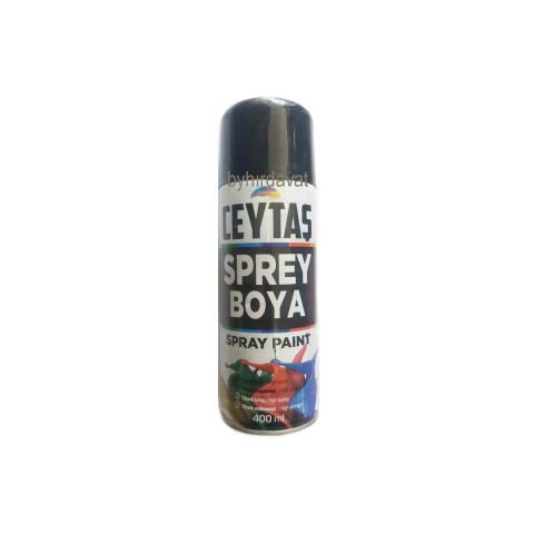 CEY TAÇ 400 ml SPREY BOYA siyah SPRAY BOYA SİPREY CEYTAÇ